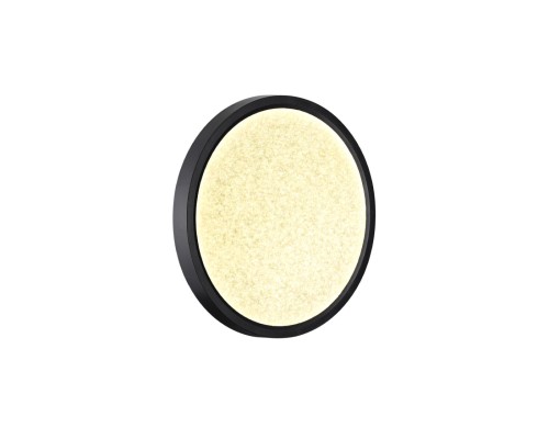 7662/18L MITRA LED SN 56 Светильник пластик/белый/черный LED 18Вт 3000/4000K D230 IP40 OMEGA BLACK