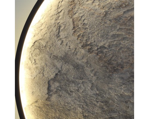 5078/55L L-VISION ODL24 черн./серо-беж./металл/натур.камень/акрил Настен.-потолочн.cветильн. LED 55W 3000K STOFLAKE