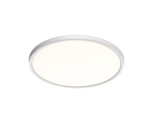 7659/32L MITRA LED SN 52 Светильник пластик/белый LED 32Вт 3000/4000K D400 IP40 ALFA WHITE