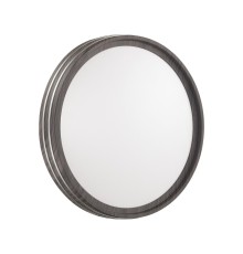 7604/DL PALE SN 022 Светильник пластик/белый/венге/хром LED 48Вт без ДУ 4000К D390 IP43 TROSTO