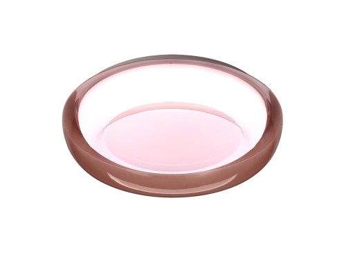 7778/DLN COLOR SN 112 Светильник пластик/белый/розовый LED 48Вт 3000/4000/6000К D400 IP43 CCT PORTMAN