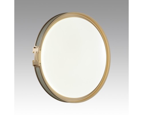 7654/DL COLOR SN 80 Светильник пластик/белый/серый/золотой LED 48Вт 4000К D405 IP43 FAVEMO GREY