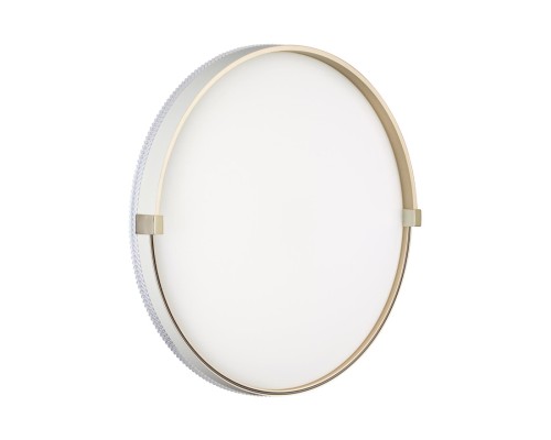 7646/ELN PALE SN 189 Светильник пластик/золотой LED 76Вт 3000/4000/6000К D490 IP43 CCT OLIDI WHITE