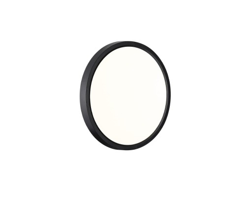 7660/18L MITRA LED SN 54 Светильник пластик/белый/черный LED 18Вт 3000/4000K D230 IP40 ALFA BLACK