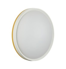 7709/DL COLOR SN 100 Светильник пластик/белый/желтый LED 48Вт 4000К D420 IP43 KEZO YELLOW