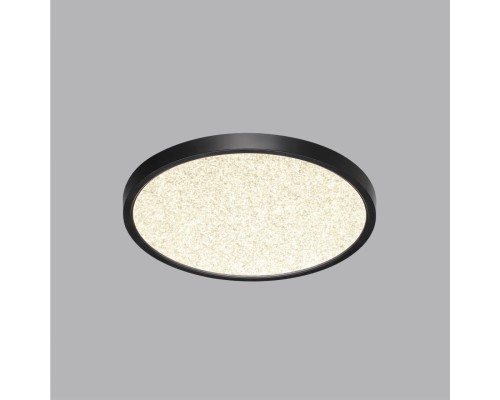 7662/24L MITRA LED SN 56 Светильник пластик/белый/черный LED 24Вт 3000/4000K D300 IP40 OMEGA BLACK