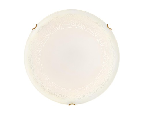 7602/DL SNOK SN Светильник стекло/белое/золото LED 48Вт 4000K D405 IP20 AMMONITE