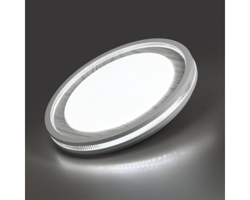 7681/ELN COLOR SN 164 Светильник пластик/сер под дер LED 76Вт 3000/4000/6000K D480 IP43 CCT MAVI WOOD