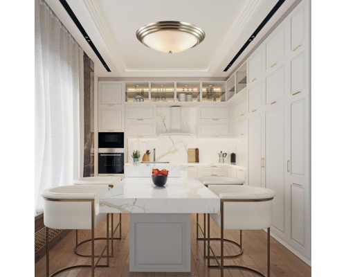 5262/3C VINTAGE LN23 античная латунь Настенно-потолочный светильник E27 3*60W 220V KAYLA