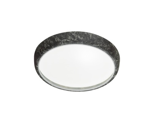 7639/DL COLOR SN 84 Светильник пластик/черн. мрамор LED 48Вт 4000K D410 IP43 MRAMO BLACK