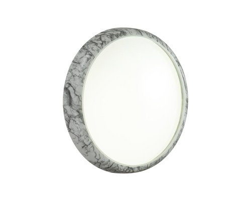 7638/DL COLOR SN 84 Светильник пластик/бел. мрамор LED 48Вт 4000K D410 IP43 MRAMO WHITE