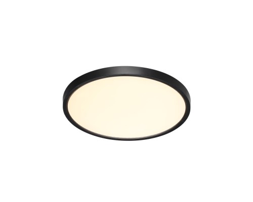 7660/24L MITRA LED SN 554 Светильник пластик/белый/черный LED 24Вт 3000/4000K D300 IP40 ALFA BLACK