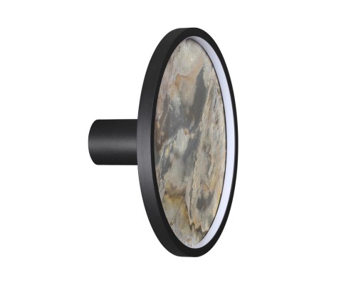 5078/25L L-VISION ODL24 черн./серо-беж./металл/натур.камень/акрил Настен.-потолочн.cветильн. LED 25W 3000K STOFLAKE