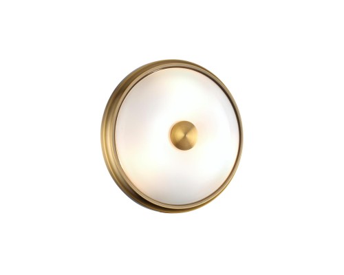 4956/2 WALLI ODL22 511 античн.бронза/металл/белый/стекло Настенно-потолочн.светильн. E14 2*40W PELOW