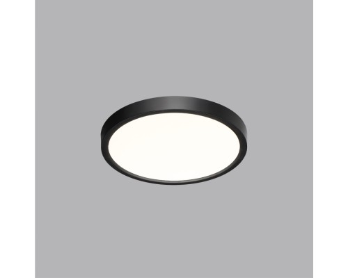 7660/18L MITRA LED SN 54 Светильник пластик/белый/черный LED 18Вт 3000/4000K D230 IP40 ALFA BLACK