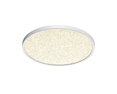 7661/32L MITRA LED SN 56 Светильник пластик/белый LED 32Вт 3000/4000K D400 IP40 OMEGA WHITE