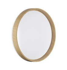 7684/DL BASICA SN 112 Светильник пластик/кор. под дер. LED 48Вт 4000K D390 IP43 GARI WOOD