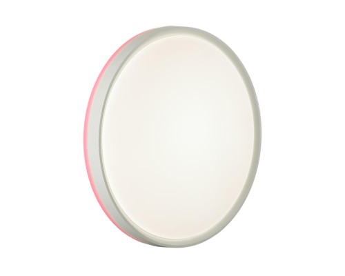 7708/DL COLOR SN 100 Светильник пластик/белый/розовый LED 48Вт 4000К D420 IP43 KEZO PINK