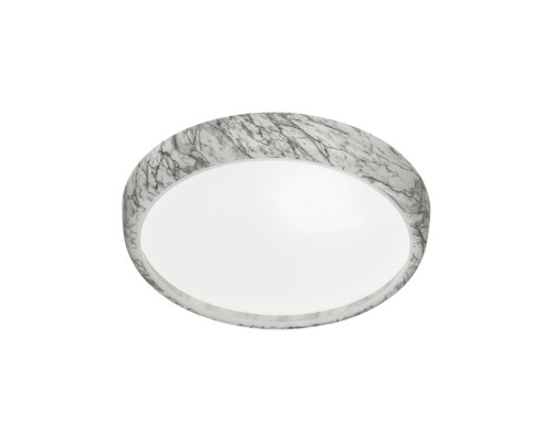 7638/DL COLOR SN 84 Светильник пластик/бел. мрамор LED 48Вт 4000K D410 IP43 MRAMO WHITE