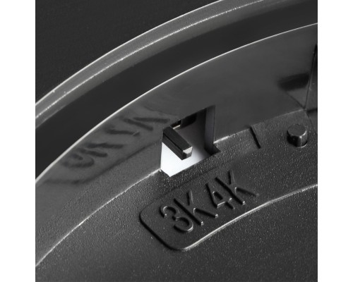 7660/32L MITRA LED SN 54 Светильник пластик/белый/черный LED 32Вт 3000/4000K D400 IP40 ALFA BLACK