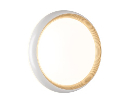 7650/DL PALE SN 86 Светильник пластик/белый/золотой LED 48Вт 4000К D380 IP43 TOFIQ WHITE