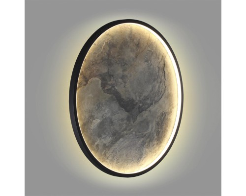 5078/45L L-VISION ODL24 черн./серо-беж./металл/натур.камень/акрил Настен.-потолочн.cветильн. LED 45W 3000K STOFLAKE