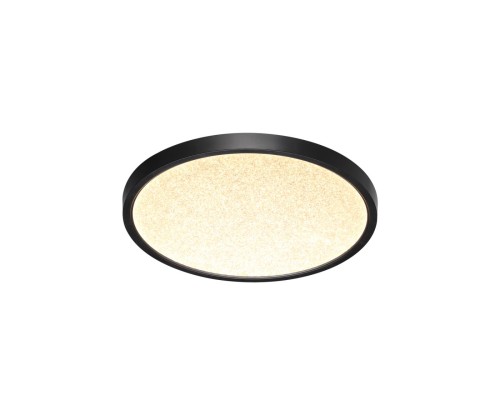 7662/24L MITRA LED SN 56 Светильник пластик/белый/черный LED 24Вт 3000/4000K D300 IP40 OMEGA BLACK