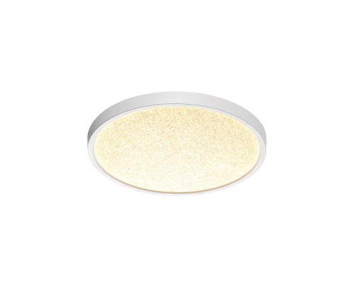 7661/24L MITRA LED SN 56 Светильник пластик/белый LED 24Вт 3000/4000K D300 IP40 OMEGA WHITE