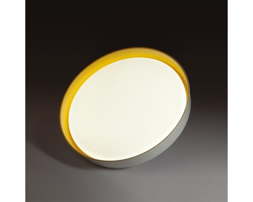 7711/DL COLOR SN 102 Светильник пластик/белый/желтый LED 48Вт 4000К D407 IP43 TUNA YELLOW