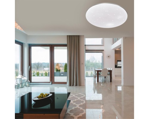 Потолочный светодиодный светильник Cонекс 2052/DL Abasi белый/хром LED 48 Вт 4000K