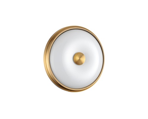 4956/2 WALLI ODL22 511 античн.бронза/металл/белый/стекло Настенно-потолочн.светильн. E14 2*40W PELOW