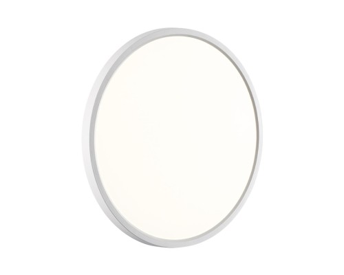 7659/32L MITRA LED SN 52 Светильник пластик/белый LED 32Вт 3000/4000K D400 IP40 ALFA WHITE