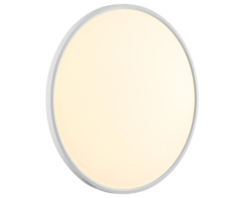 7659/48L MITRA LED SN 52 Светильник пластик/белый LED 48Вт 3000/4000K D600 IP40 ALFA WHITE