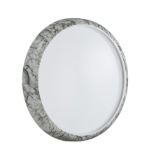 7638/DL COLOR SN 84 Светильник пластик/бел. мрамор LED 48Вт 4000K D410 IP43 MRAMO WHITE