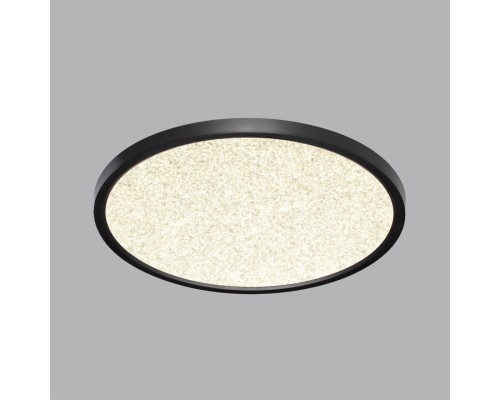 7662/32L MITRA LED SN 56 Светильник пластик/белый/черный LED 32Вт 3000/4000K D400 IP40 OMEGA BLACK