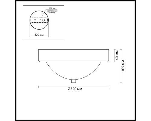 5259/2C VINTAGE LN23 латунь Настенно-потолочный светильник E27 2*60W 220V NINA