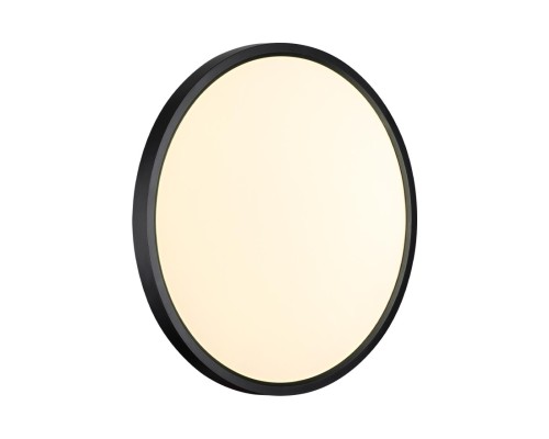 7660/32L MITRA LED SN 54 Светильник пластик/белый/черный LED 32Вт 3000/4000K D400 IP40 ALFA BLACK