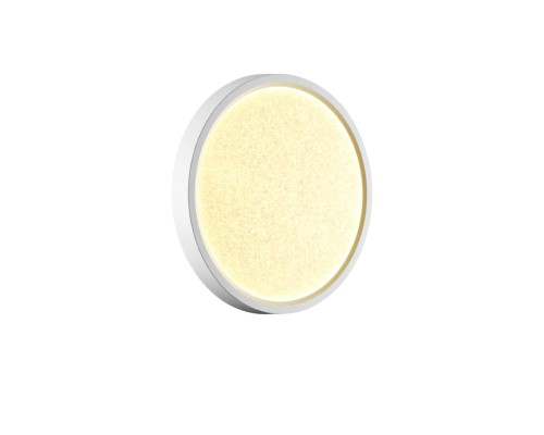 7661/18L MITRA LED SN 56 Светильник пластик/белый LED 18Вт 3000/4000K D230 IP40 OMEGA WHITE