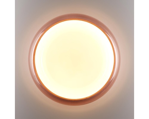 7778/DLN COLOR SN 112 Светильник пластик/белый/розовый LED 48Вт 3000/4000/6000К D400 IP43 CCT PORTMAN