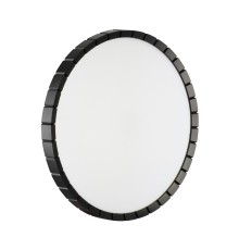 7649/DL PALE SN 88 Светильник пластик/белый/черный LED 48Вт 4000К D385 IP43 ATABI BLACK