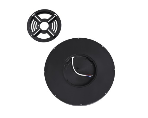 7662/24L MITRA LED SN 56 Светильник пластик/белый/черный LED 24Вт 3000/4000K D300 IP40 OMEGA BLACK