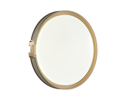 7654/DL COLOR SN 80 Светильник пластик/белый/серый/золотой LED 48Вт 4000К D405 IP43 FAVEMO GREY