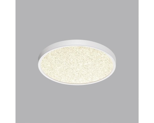 7661/24L MITRA LED SN 56 Светильник пластик/белый LED 24Вт 3000/4000K D300 IP40 OMEGA WHITE