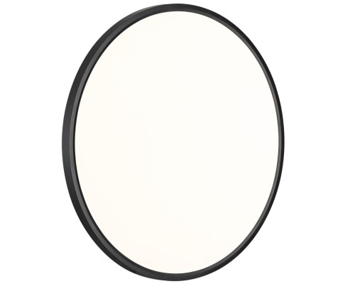 7660/48L MITRA LED SN 54 Светильник пластик/белый/черный LED 48Вт 3000/4000K D600 IP40 ALFA BLACK