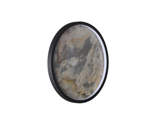 5078/25L L-VISION ODL24 черн./серо-беж./металл/натур.камень/акрил Настен.-потолочн.cветильн. LED 25W 3000K STOFLAKE