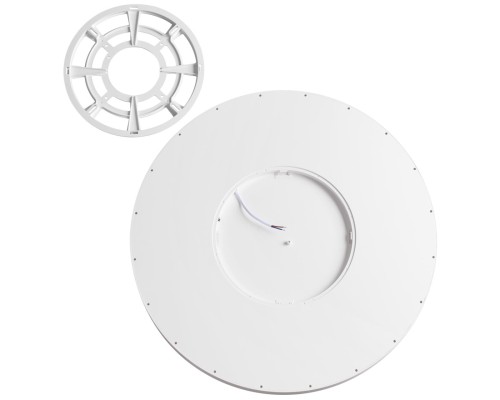 7659/40L MITRA LED SN 52 Светильник пластик/белый LED 40Вт 3000/4000K D495 IP40 ALFA WHITE