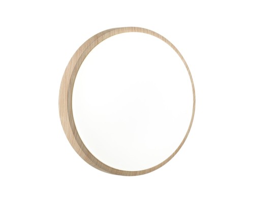 7607/AL PALE SN 026 Светильник пластик/белый/бежевый под дерево LED 18Вт без ДУ 4000К D280 IP43 LOSTA