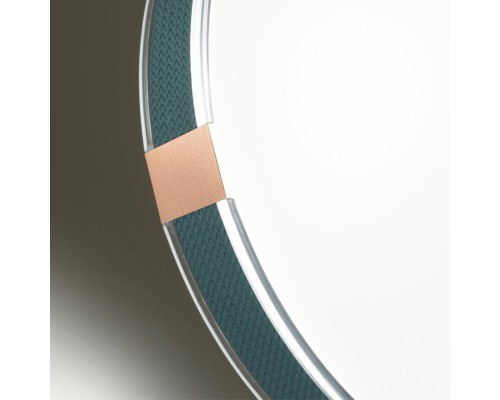 7677/DL COLOR SN 82 Светильник пластик/серо-гол./зол. LED 48Вт 4000K D393 IP43 OTIGA BLUE