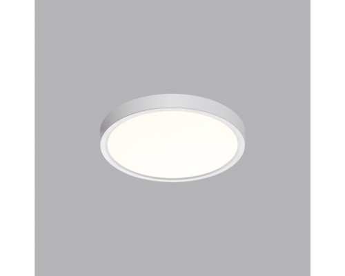 7659/18L MITRA LED SN 52 Светильник пластик/белый LED 18Вт 3000/4000K D230 IP40 ALFA WHITE