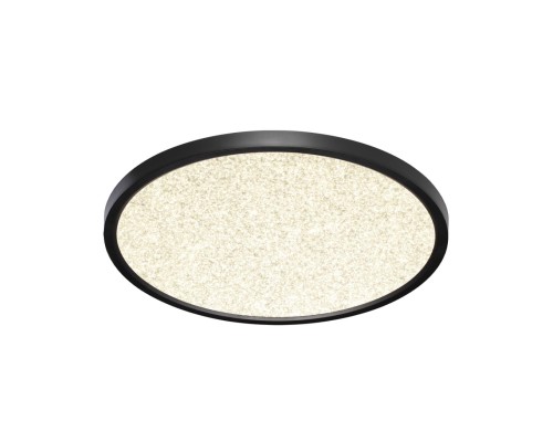 7662/32L MITRA LED SN 56 Светильник пластик/белый/черный LED 32Вт 3000/4000K D400 IP40 OMEGA BLACK